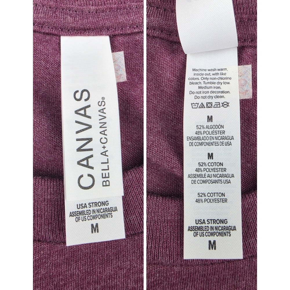 Bella Canvas Cat‎ Lady Graphic Tee Purple Womens Medium - Picture 4 of 5